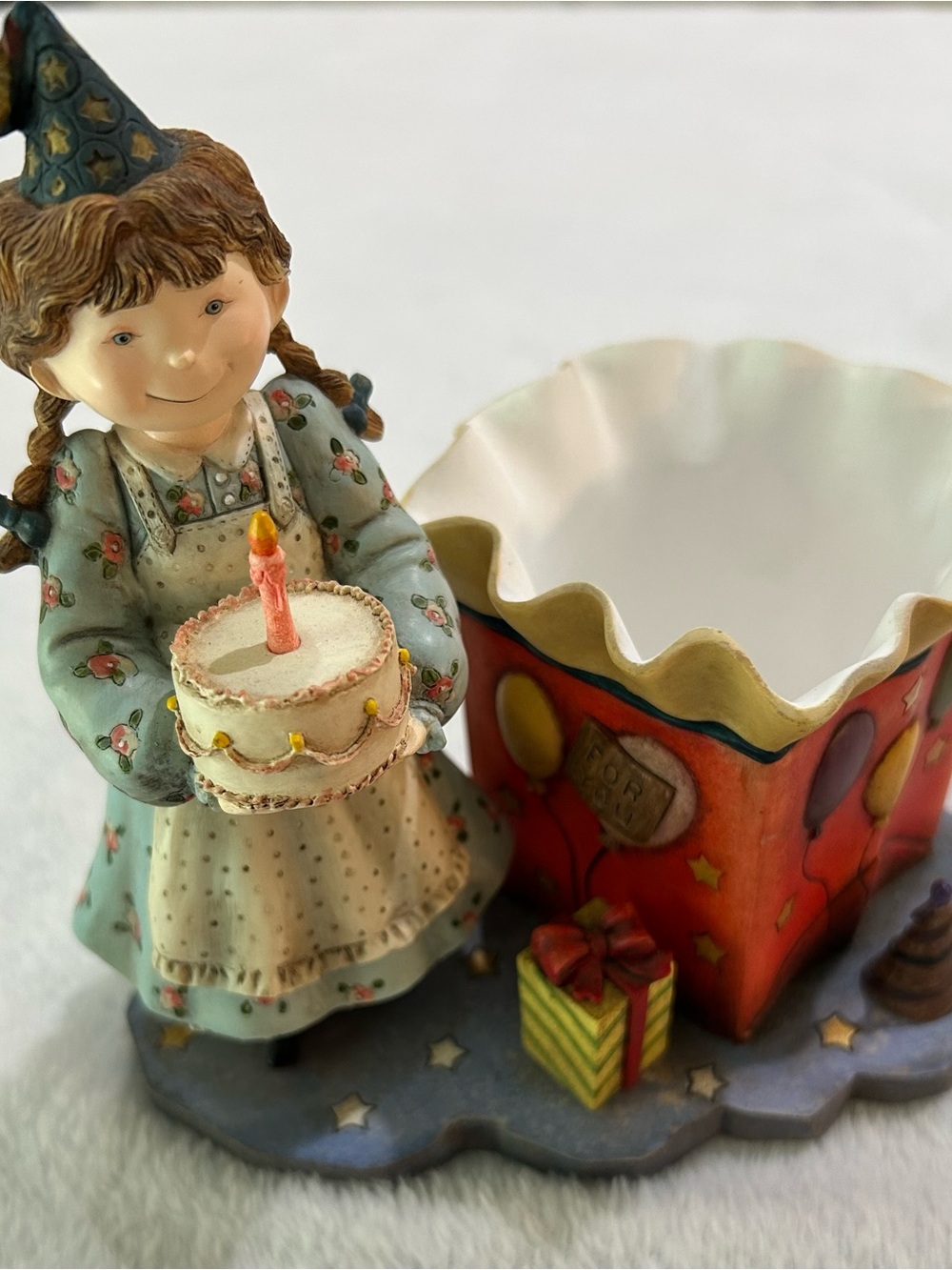 Lang Candles Sherri Buck Baldwin Happy Birthday Gurl Votive Holder Vintage 2000